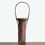 Japanese Handmade Bamboo Flower Basket – Hanaire Vase with Inner Tube – 27.5 cm Tall